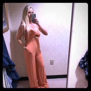 Jumpsuit - sz Med by TJD - sweetheart neckline